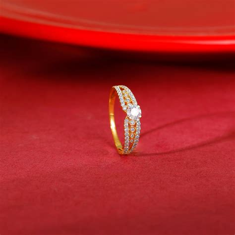 Gold Engagement Rings Online | Latest Designs – Heer by GIVA