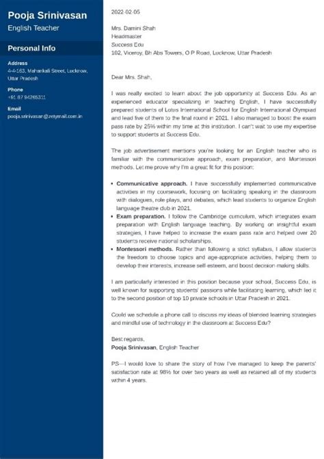 Cover Letter for Teaching Jobs: How to Write, Samples & Tips