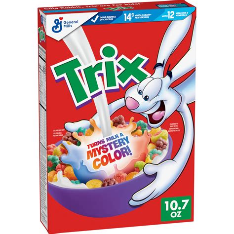 Buy TrixFruity Breakfast Cereal, 6 Fruity Shapes, Whole Grain, 10.7 OZ ...