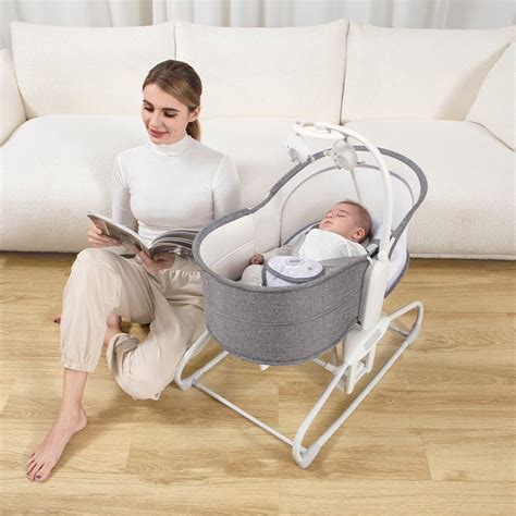 Mastela Bassinet 5 In 1 Swing & Bassinet - Grey – The Moms Darling Baby ...