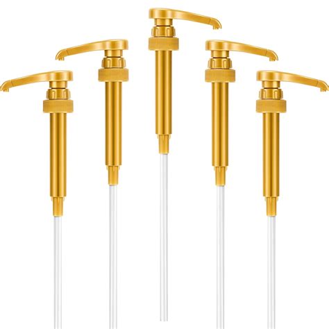 Buy 5 Pieces Syrup Pump, Coffee Syrup Dispenser Pump, Syrup Pump ...