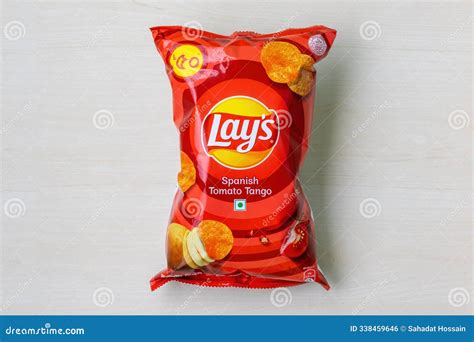 Lays Potato Chips Spanish Tomato Tango. Tasty Crispy Potato Chips Made ...
