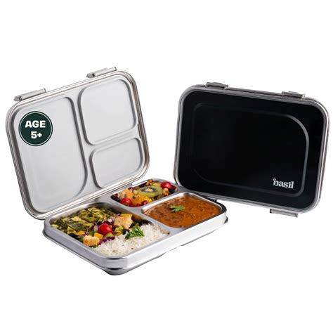 Buy Basil Bento Box - Bento Lunch Box for Kids and Teenagers, 900 ml ...