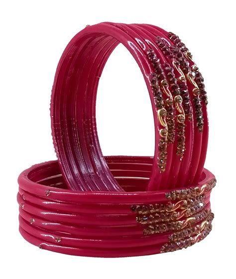 Buy The Golden Cascade Glass Bangles for Women | Wedding Bangle for ...