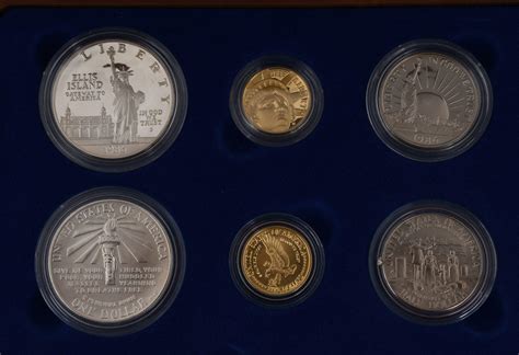 Lot - 1986 United States Liberty Six-Coin Set
