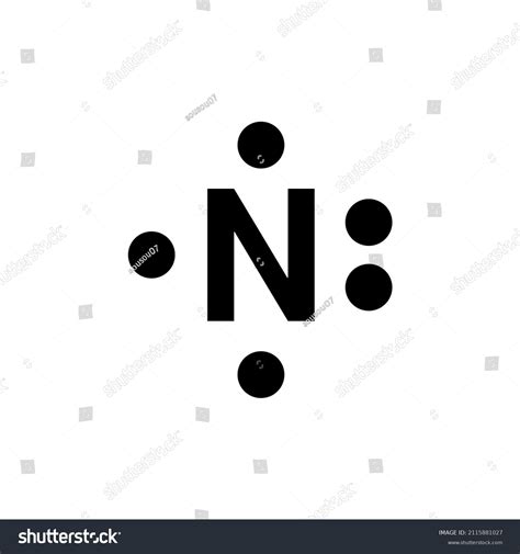 Lewis Structure Nitrogen N Stock Vector (Royalty Free) 2115881027 ...