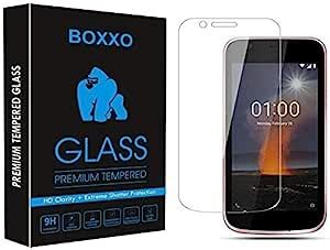 BOXXO Screen Protector for Nokia 1 [Tempered Glass Guard] [Gorilla ...