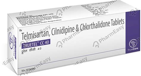 Truetel Cc 40mg Strip Of 10 Tablets: Uses, Side Effects, Price & Dosage ...