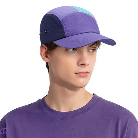 Buy Clakllie 5 Panel Baseball Cap Waterproof Snapback Cap Nylon ...