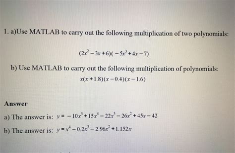 Image result for How to Multiply Two Polynomials in MATLAB