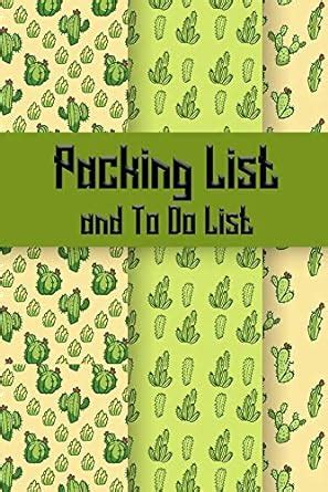 Packing List and To Do List: Packing List To do List Checklist Trip ...