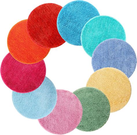 Amazon.com: Nuanchu 10 Pieces Kids Carpet Circles Seats 18 Inches ...