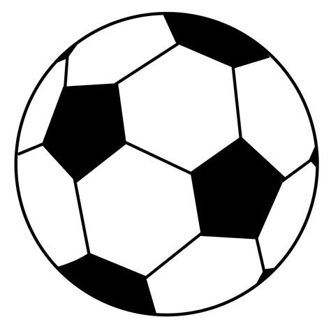Clip Art Printable Soccer Ball - King Printables