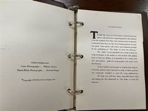 Index of Orvis Fly Patterns 1978 edition by John Harder Fishing | #4634268944