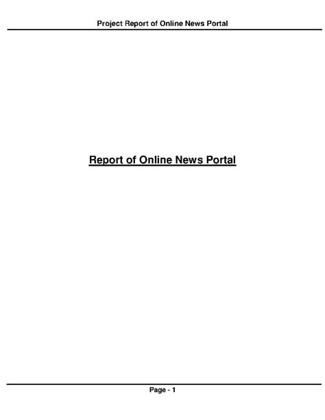 Php-and-mysql-project-report-on-online-news-portal compress - Report of ...