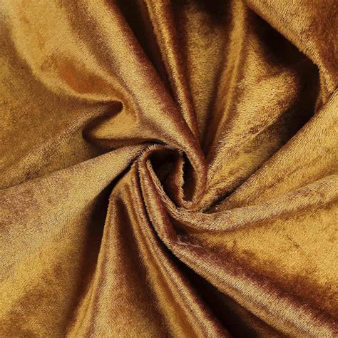Buy Efavormart 5 Yards Velvet Fabric Bolt 65 Wide Fabric Roll Gold Soft ...