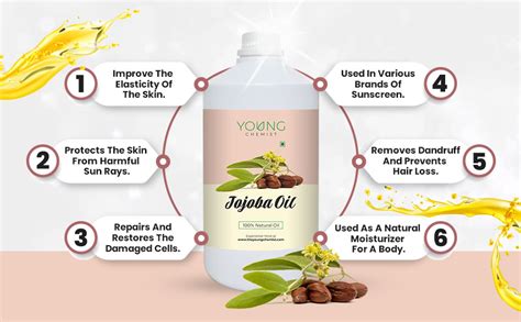 Buy Young Chemist Natural Jojoba Oil for Face Massage - 100ml, Enhances ...