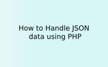 How to Format JSON Data Using PHP 的图像结果
