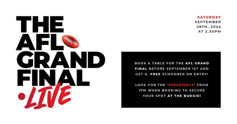 AFL Grand Final @ The Budgie Bar!, 1/166 Maroondah Hwy, Ringwood, VIC ...