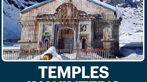 Badrinath Temple Covered In Snow, Vaishno Devi Welcomes Season's First ...