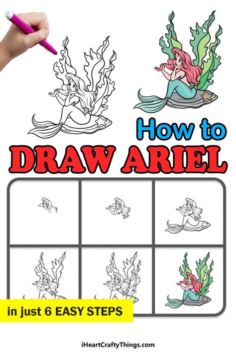 Image result for Step by Step Drawing Ariel