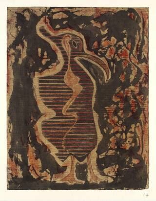 rabindranath tagore painting ,rabindranath tagore artworks ,portrait of ...