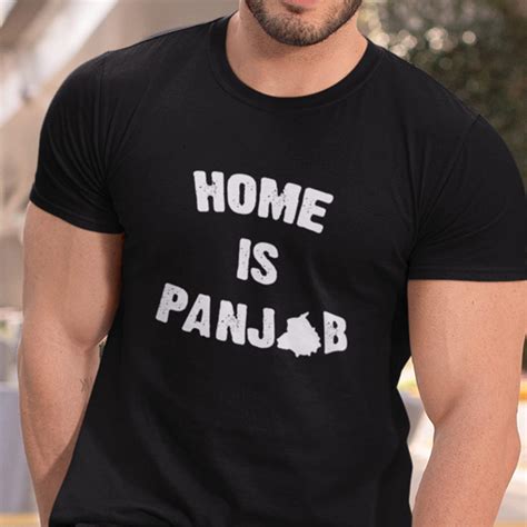 Buy Home Is Punjab Printed Graphic T Shirts Online for Men India ...