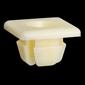 Rexka 10 pcs 1/4 (#14) License Plate Nuts Nylon Compatible with GM ...