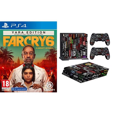 Buy Far Cry 6 Yara Edition (PS4)+Fox Micro®PS4 Pro Console Graffti Rock ...