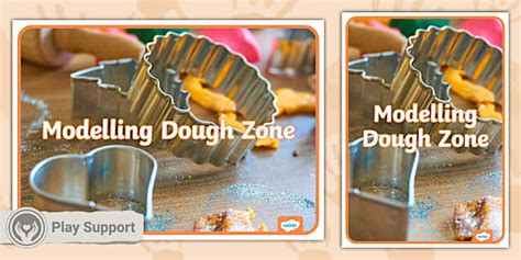 Modelling Dough Zone Play for All Ages Photo Display Poster