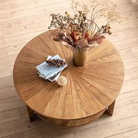 Image result for Black Round Coffee Table Top View
