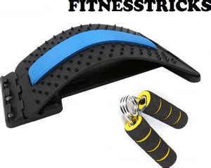 Fitnesstricks Workout Combo Of Magic Back Support With Foam Hand ...