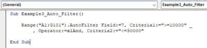 Image result for Using VBA to Create Filters
