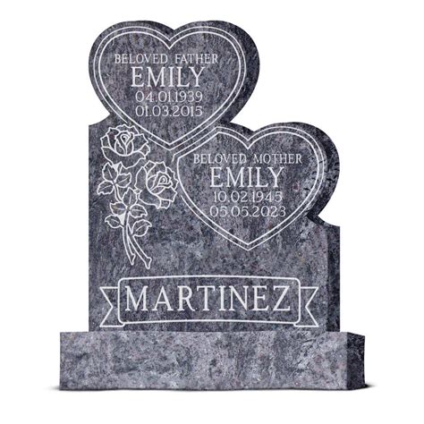 34″ x 6″ x 44″ Double Stacked Heart with 48” base