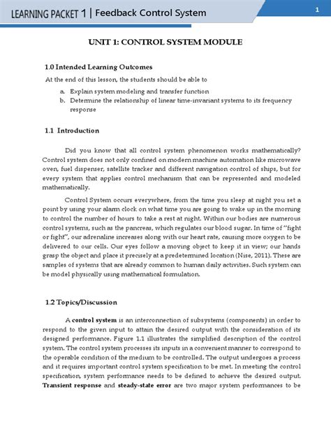 Image result for Control System Module N Course