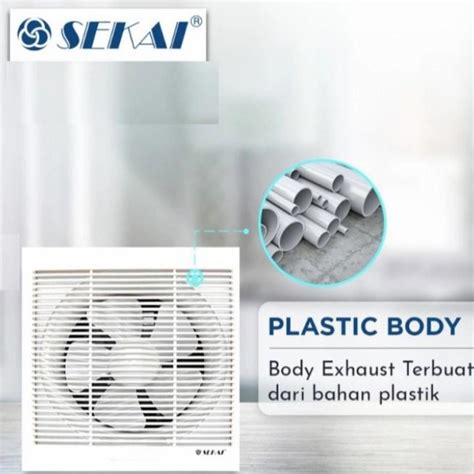 Jual Sekai wef 1090 wall exhaust/hexos/heksos fan dinding 10inch ...