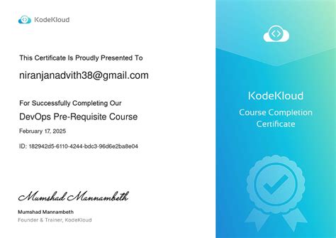 Devops prerequisite certificare - MBA Organization Theory - KodeKloud ...