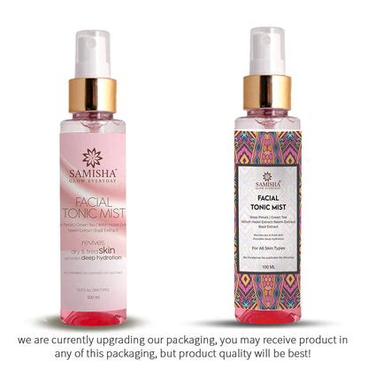 Facial Tonic Mist | Natural Rose Water Toner For Glowing Skin – Samisha ...