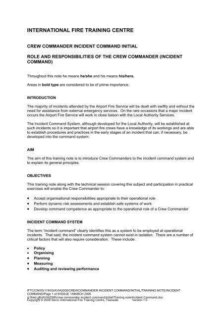 Incident Command Training Program for Power Plant 的图像结果