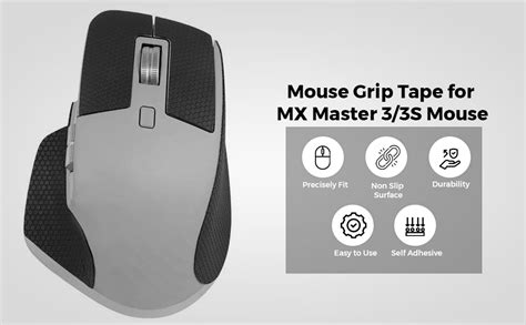 Amazon.in: Buy MX Master 3 Mouse Grip Tape, Anti-Slip Gaming Skin ...