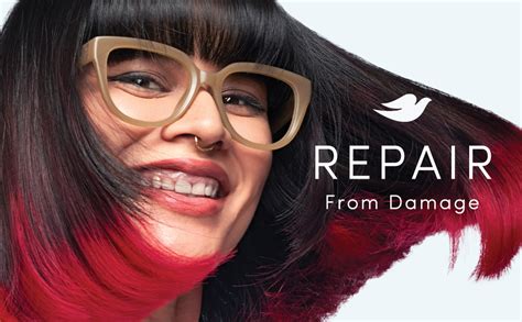 Dove Intense Repair Shampoo 1 L| Repairs Dry and Damaged| Strengthening ...