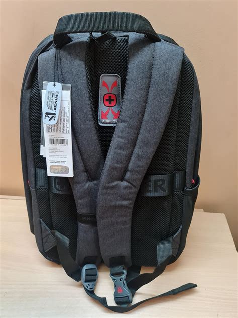 WENGER, MX Reload 14 Inch Backpack, 17 Liters Heather Grey Swiss ...