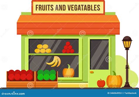 Fruit Store Cartoon 的图像结果