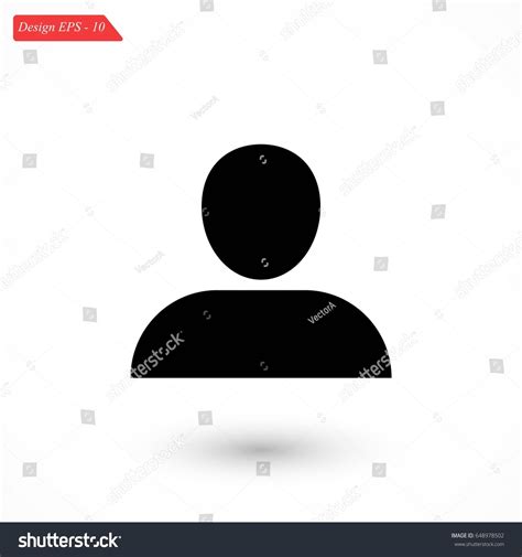 User Icon Vector Flat Design Best Stock Vector (Royalty Free) 648978502 ...