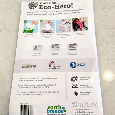 5 Reasons To Try Earth Breeze Laundry Detergent Eco Sheets - All ...