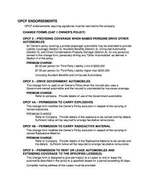 Other Than Private Passenger Automobile Filing Guidelines - Major ...