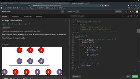 Image result for Merging Two Sroted Lists Java