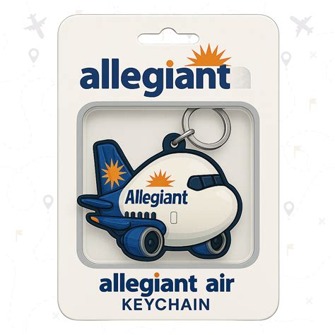 Allegiant Air Airplane Keychain – The Ultimate Aviation Collectible Gift!