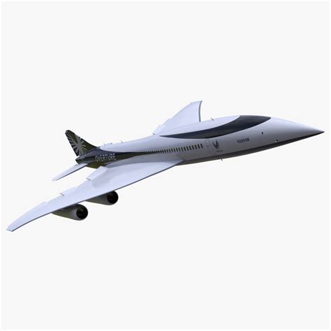 3D Overture Supersonic Jet Aircraft Rigged for Maya model | 3D Molier ...