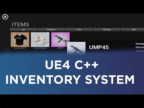Image result for Create Inventory System Unreal Engine